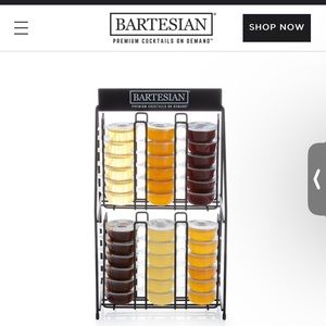 Bartesian capsule Storage Rack